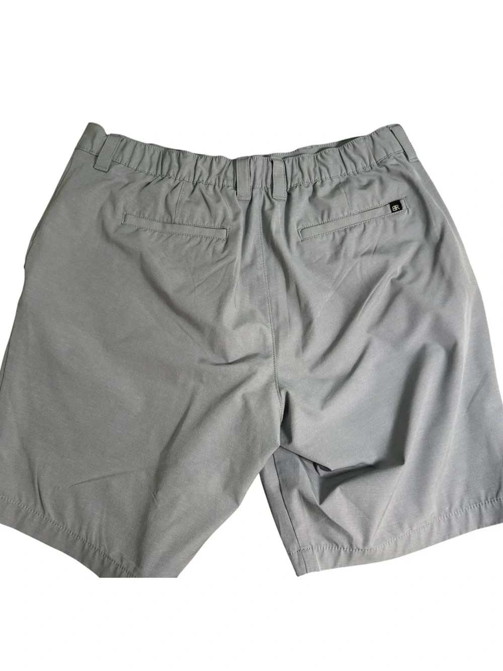 Banana Republic Men's Light Gray Flat-Front Shorts
